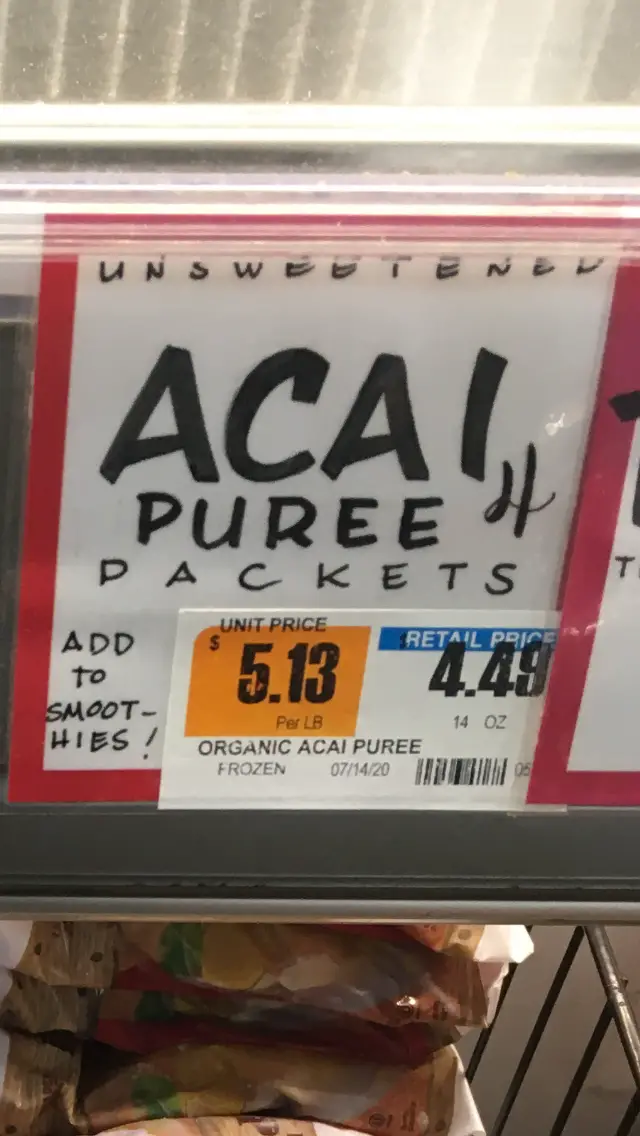 Trader Joe's Acai Packets, Organic and Pureed - Trader Joe's Reviews