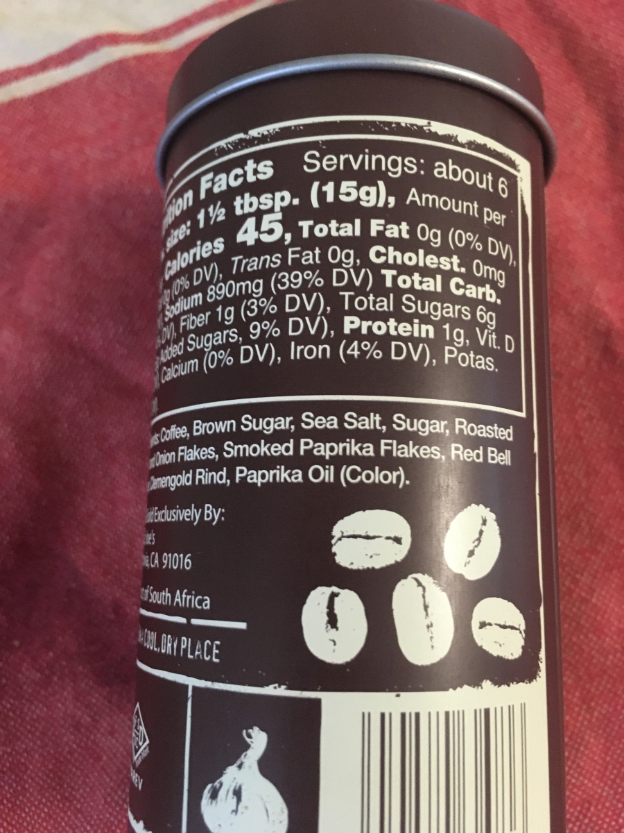 Trader Joe's Coffee Rub, BBQ Seasoning with Garlic Trader Joe's Reviews