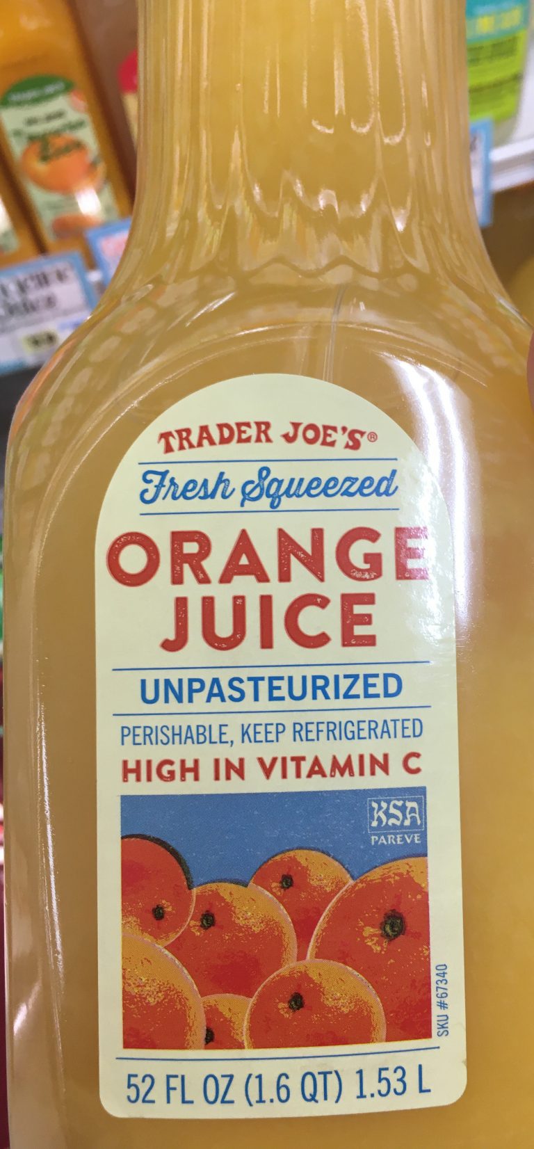 Trader Joe's Orange Juice, Fresh Squeezed Trader Joe's Reviews