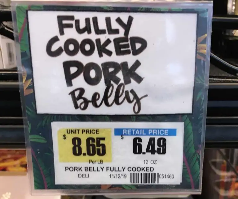 Trader Joe's Pork Belly, Fully Cooked