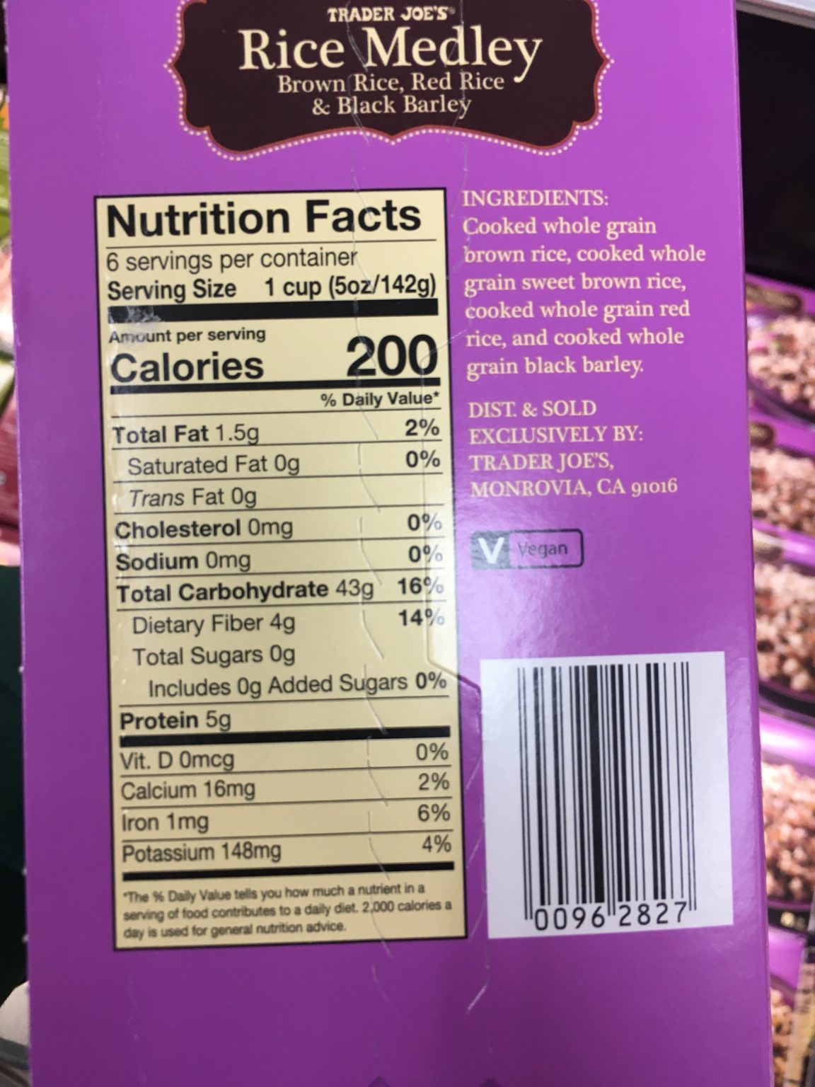 Trader Joe's Rice Medley, with Three Types of Rice Trader Joe's Reviews