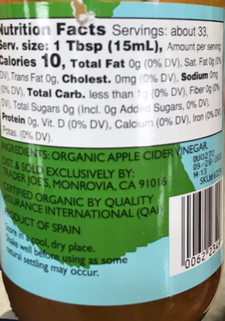 Trader Joe's Apple Cider Vinegar, Organic and Raw Trader Joe's Reviews