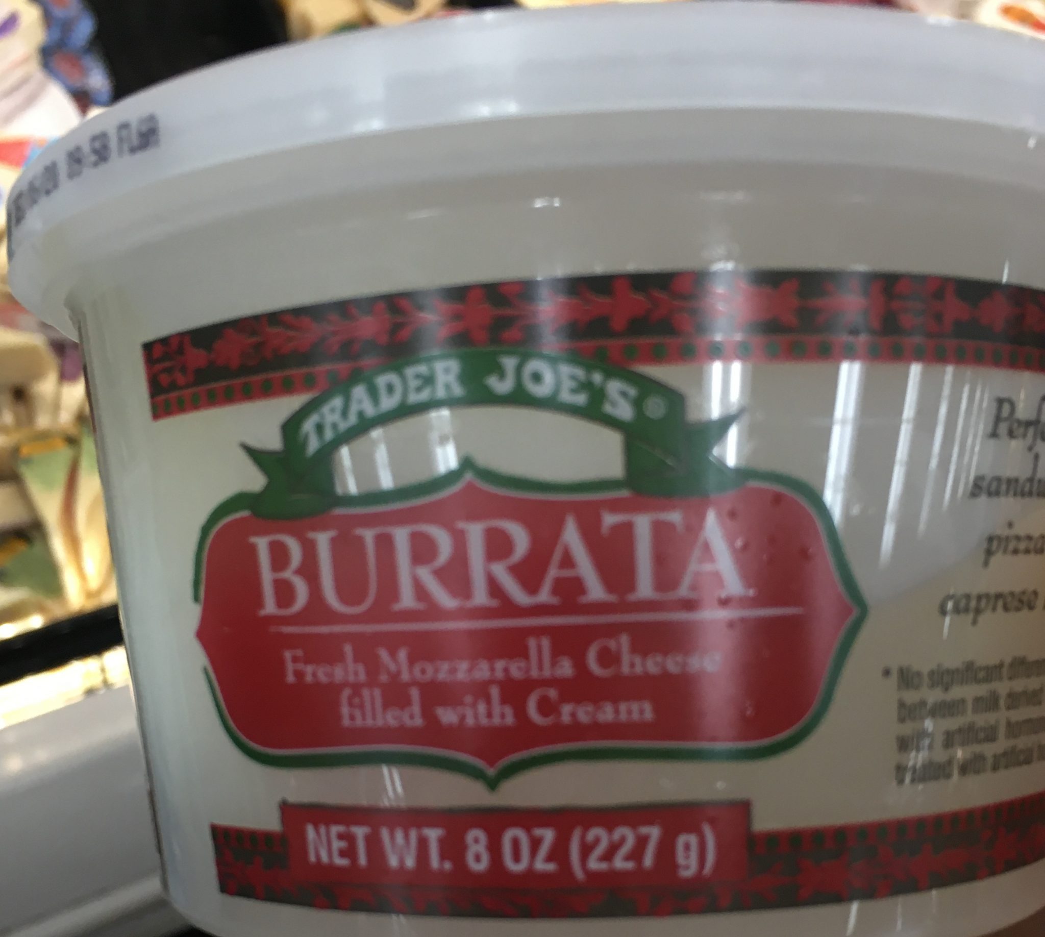 Trader Joe's Burrata, Cream Filled Cheese Trader Joe's Reviews