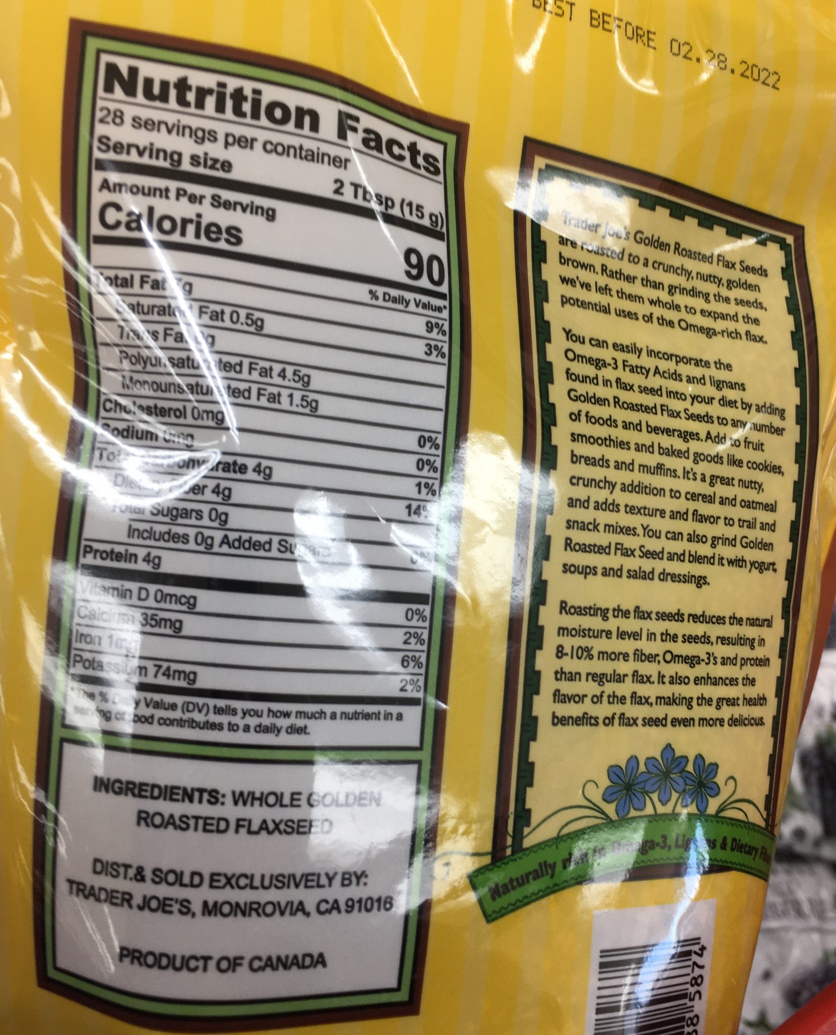 Trader Joe's Flaxseed, Golden Roasted Trader Joe's Reviews