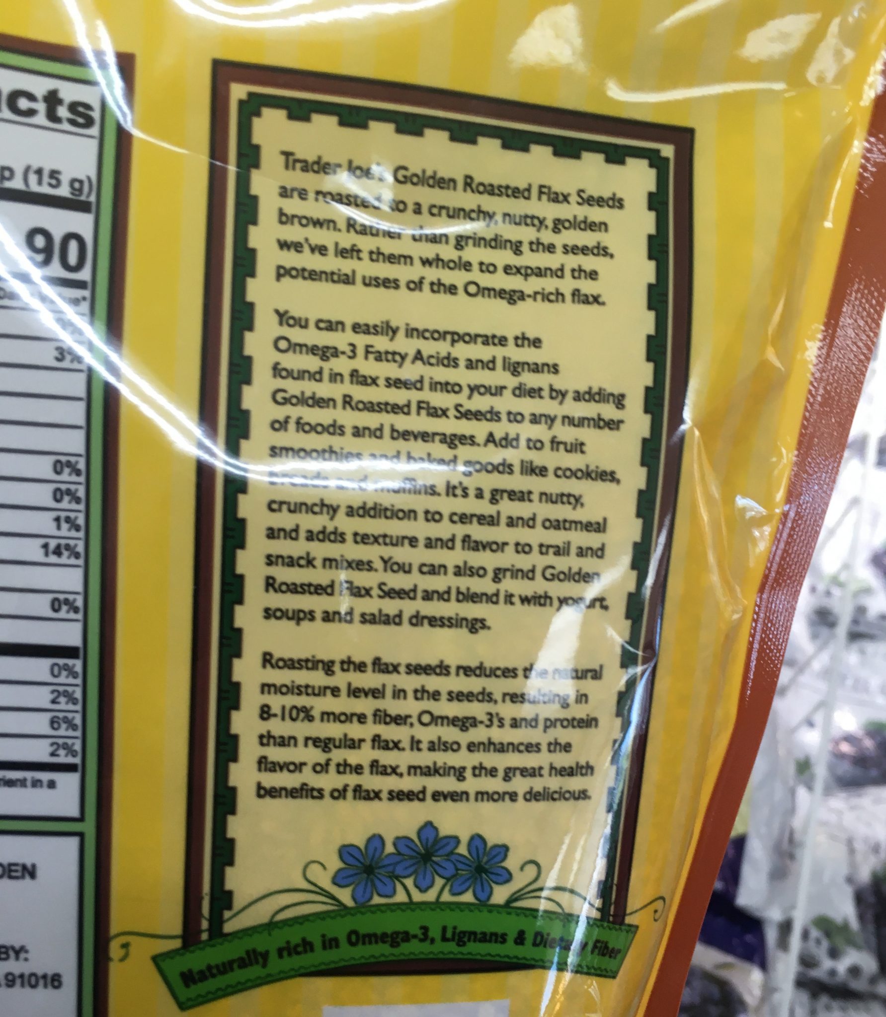 Trader Joe's Flaxseed, Golden Roasted Trader Joe's Reviews