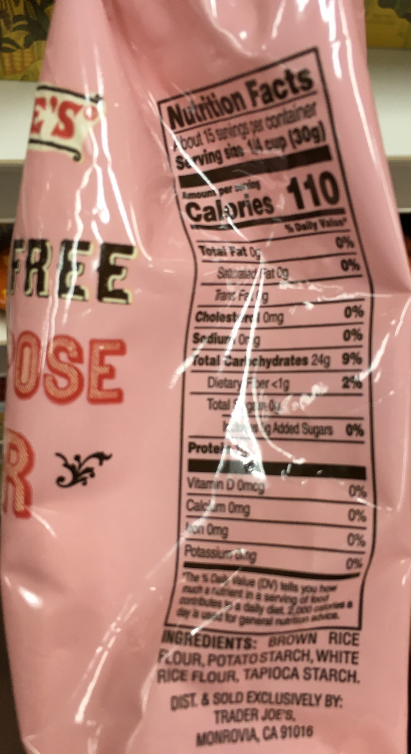 Trader Joe's Gluten Free Flour, All Purpose Trader Joe's Reviews