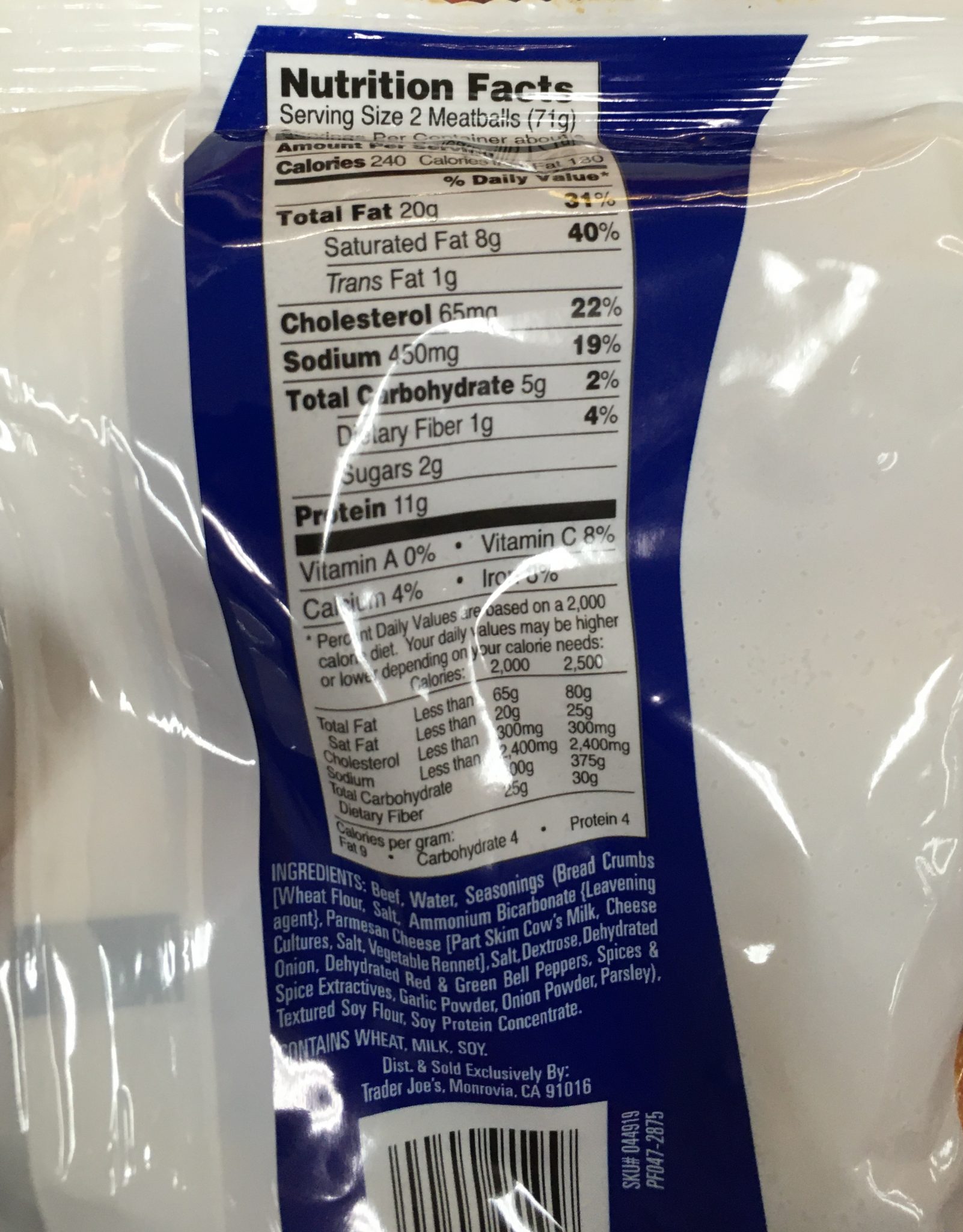 Trader Joe's Meatballs, Italian Style Trader Joe's Reviews