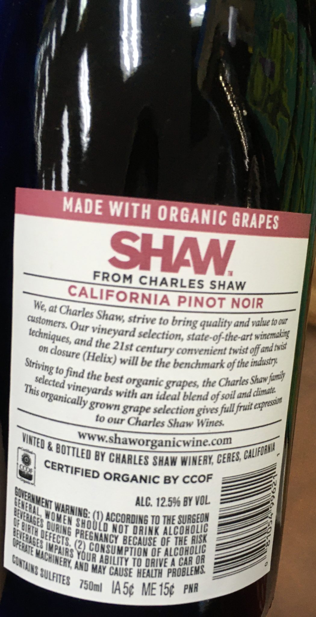 Trader Joe's Organic Wine, Charles Shaw Trader Joe's Reviews