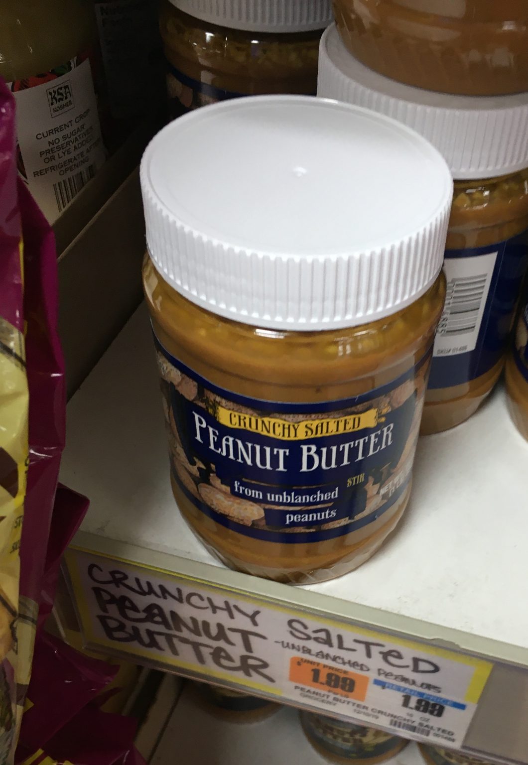 Trader Joe's Peanut Butter, Unblanched Peanuts Trader Joe's Reviews