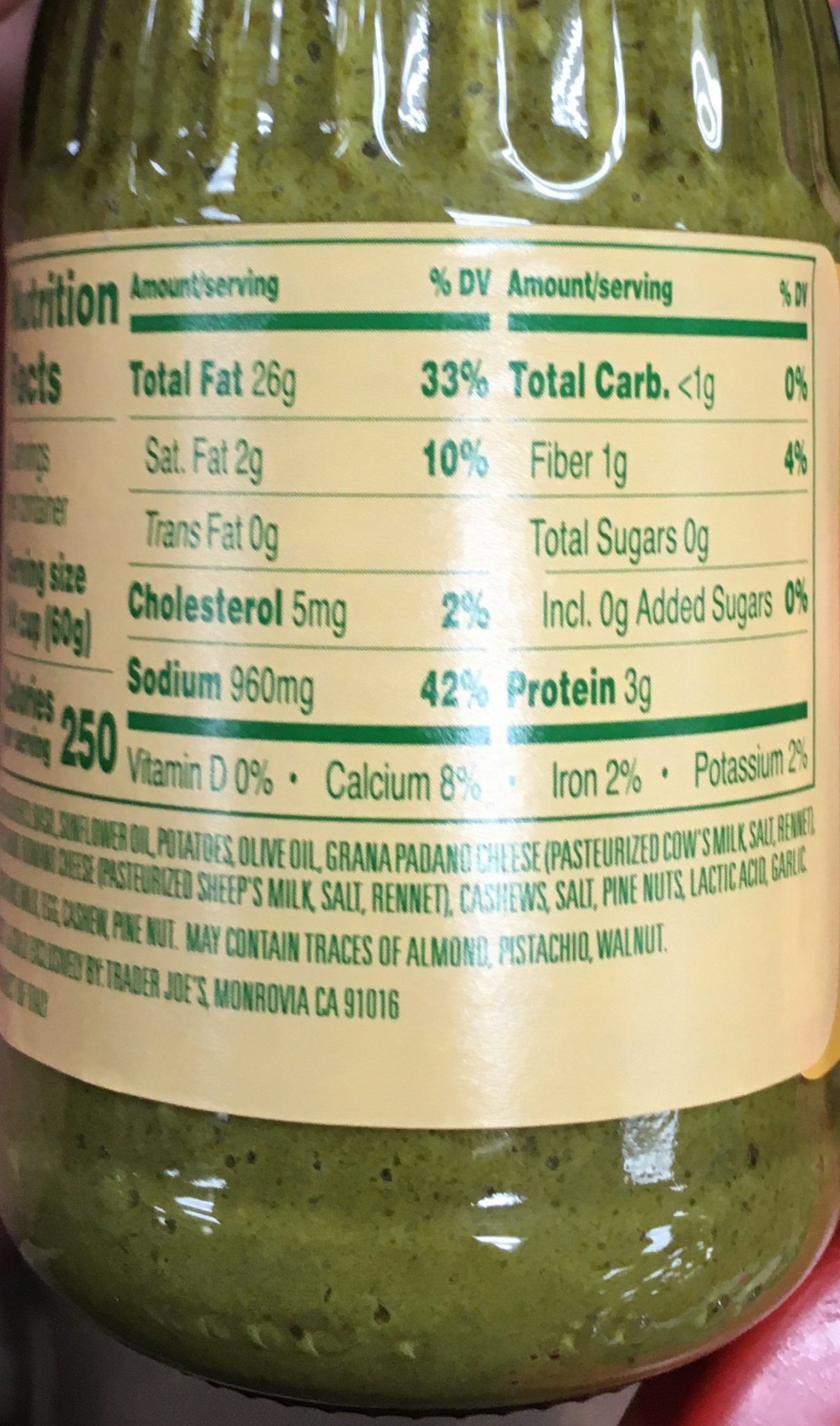 Trader Joe's Pesto, alla Genovese Trader Joe's Reviews