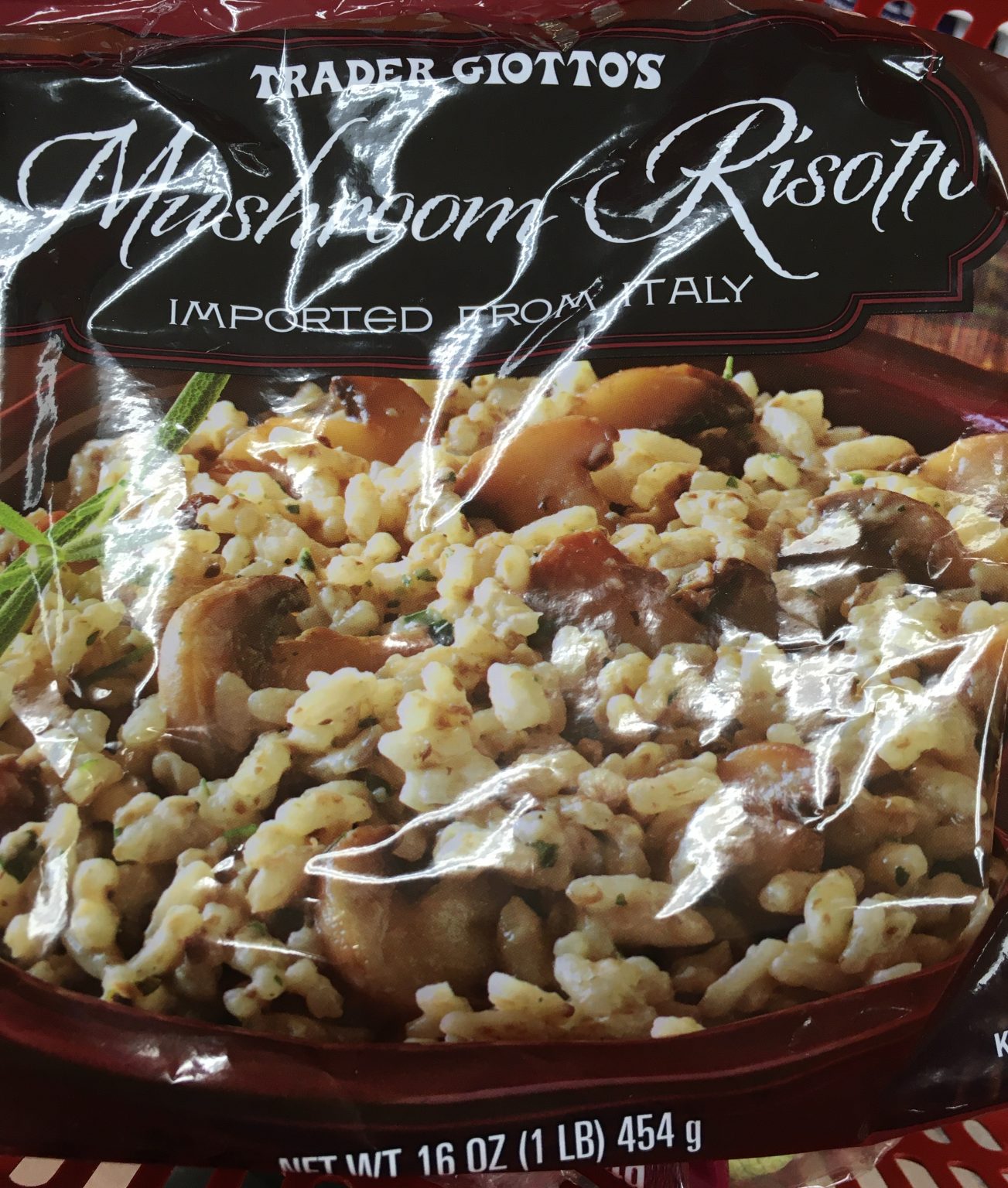 Trader Joe's Mushroom Risotto, Frozen Meal Trader Joe's Reviews