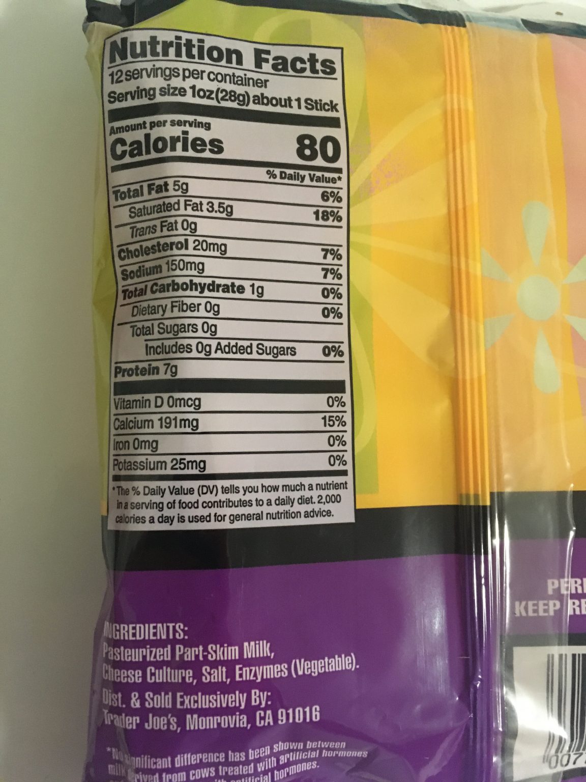 Trader Joe's String Cheese, Mozzarella Sticks Trader Joe's Reviews