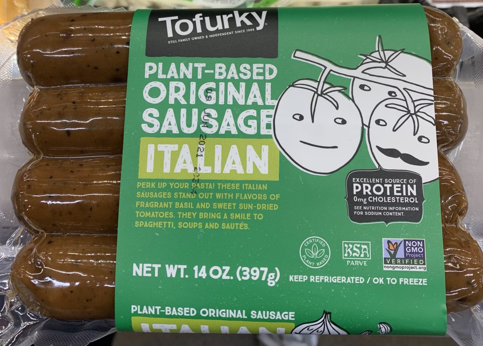 Trader Joe�s Tofurky, Plant Based Italian Sausage Trader
