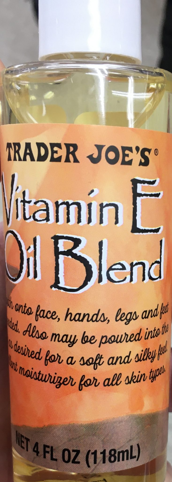 Trader Joe's Vitamin E Oil, Blend Trader Joe's Reviews