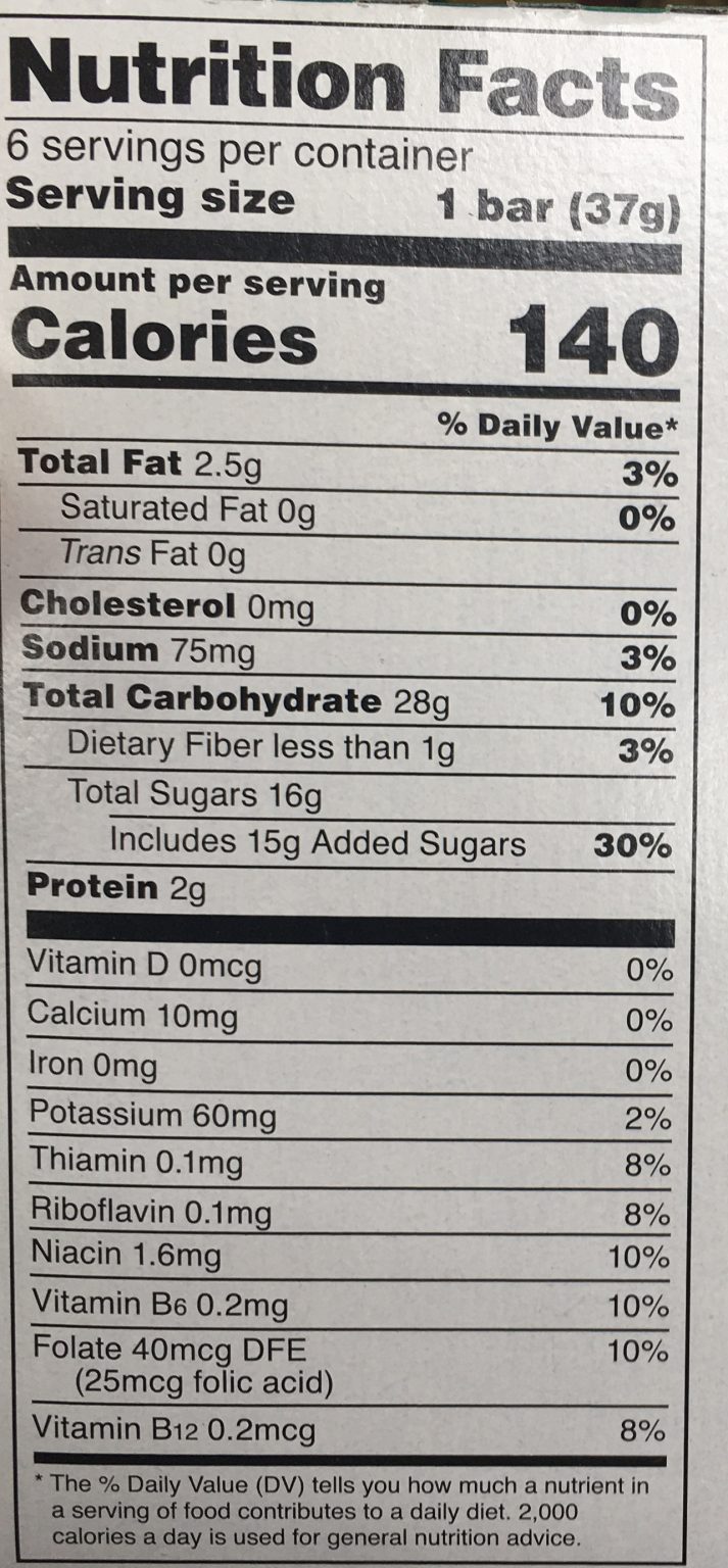 Trader Joe's Fruit Bars, Strawberry Cereal Bars Trader Joe's Reviews