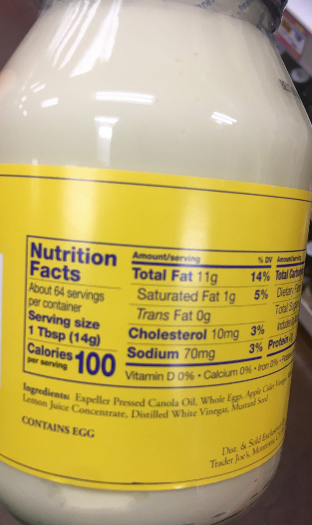 Trader Joe's Mayonnaise, Real Mayo Trader Joe's Reviews