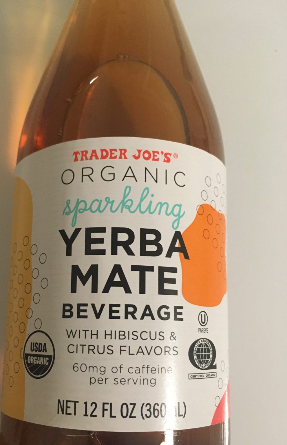 Trader Joe's Yerba Mate, Organic Sparkling Water Trader Joe's Reviews