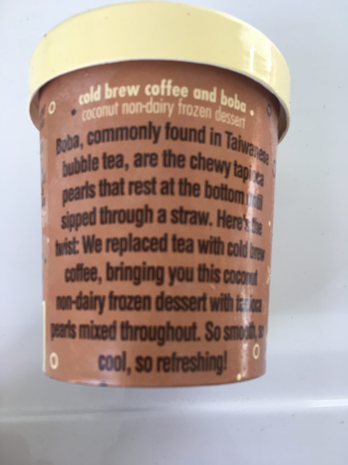 Trader Joe's Boba Ice Cream, with Cold Brew Coffee Trader Joe's Reviews
