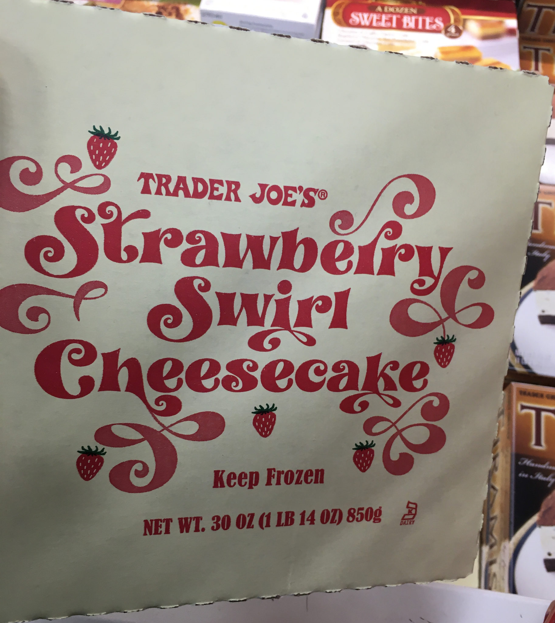 Trader Joe's Strawberry Cheesecake, Frozen Swirl Trader Joe's Reviews