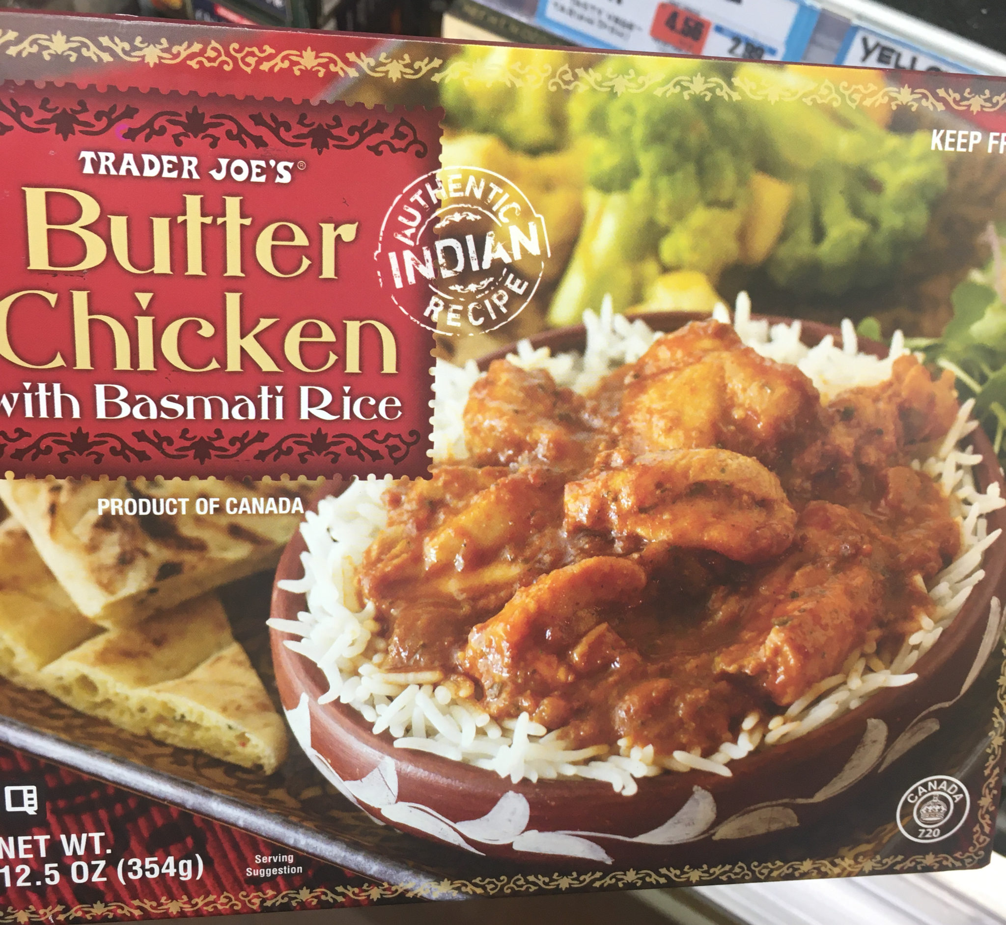 Trader Joe's Butter Chicken, with Basmati Rice Trader Joe's Reviews