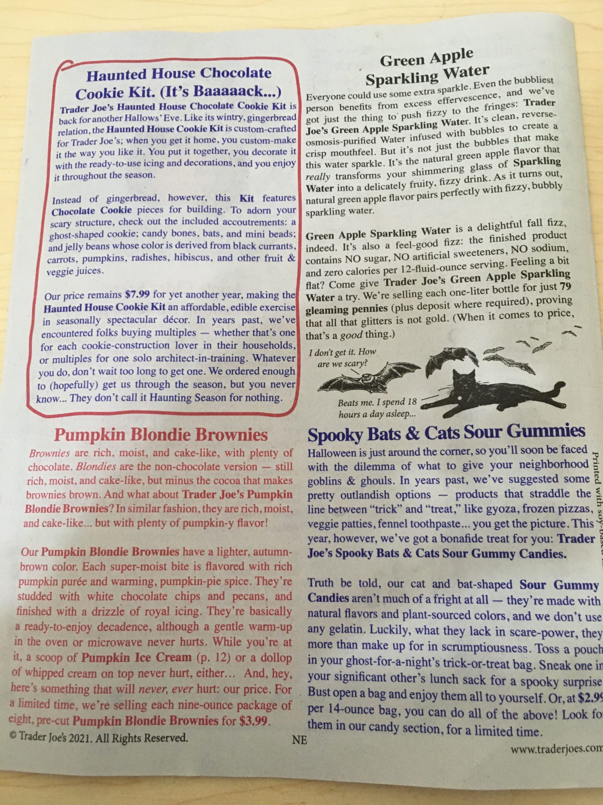 Trader Joe’s Weekly Ad September, Fall 2021 Fearless Flyer Trader Joe