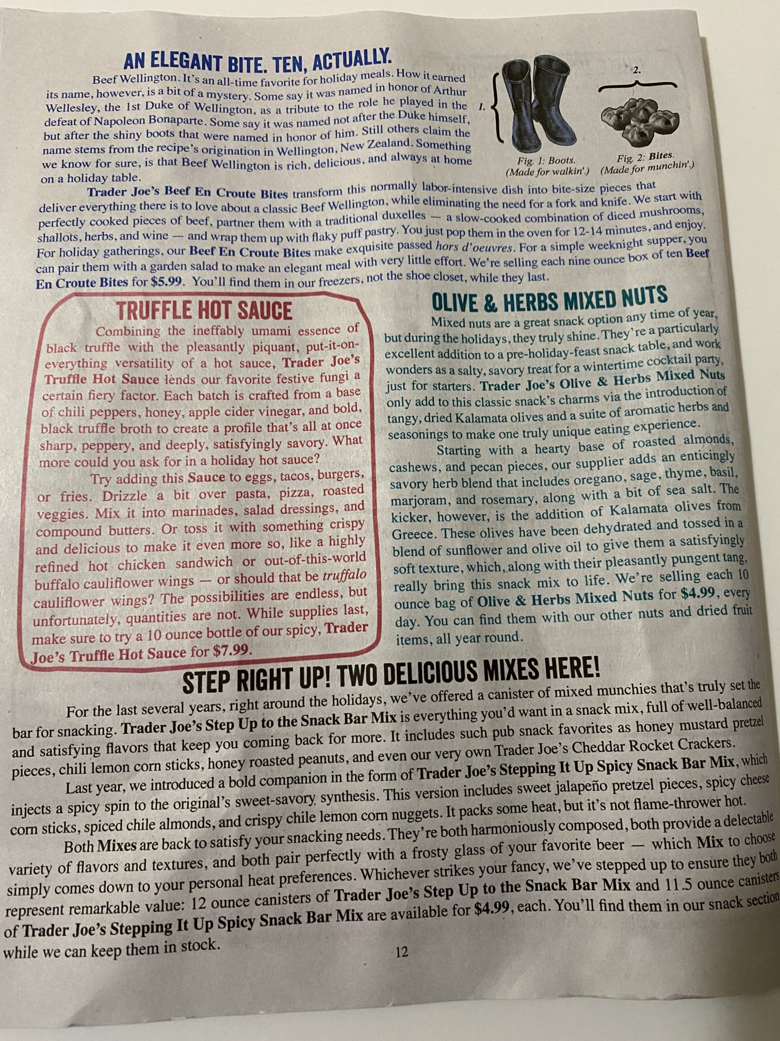 Trader Joe's Weekly Ad December, Christmas 2021 Fearless Flyer Holiday