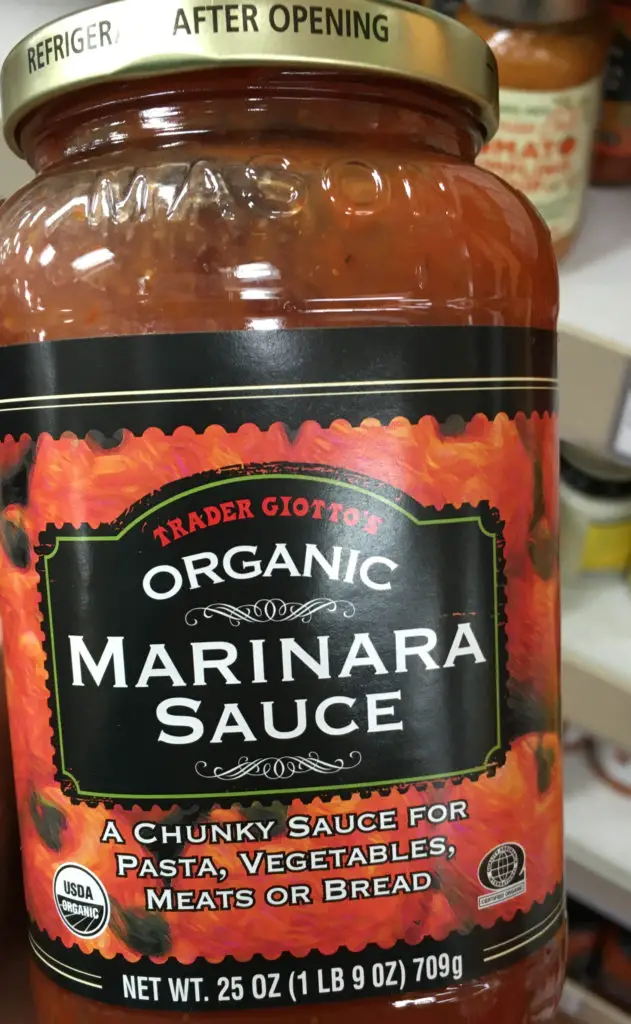 Trader Joe's Pasta Sauce, Organic Marinara Trader Joe's Reviews