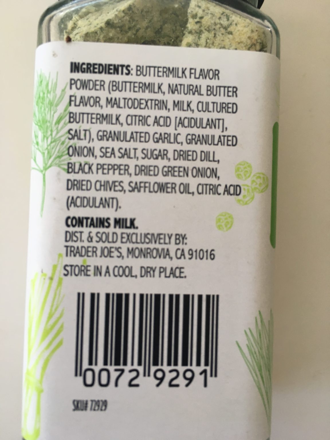 Trader Joe's Ranch Seasoning, Spice Blend Trader Joe's Reviews