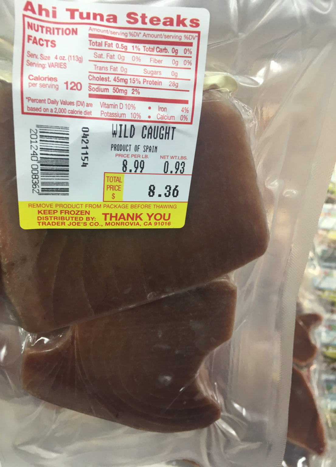 Trader Joe's Ahi Tuna, Steaks Trader Joe's Reviews