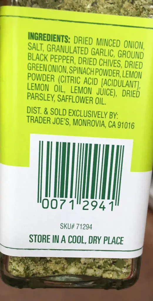 Trader Joe's Green Goddess Seasoning Trader Joe's Reviews