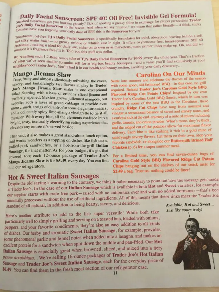 Trader Joe's Weekly Ad August 2022, Fearless Flyer Trader Joe's Reviews